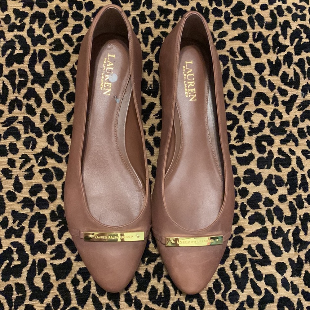 Leather Ralph Lauren Flats